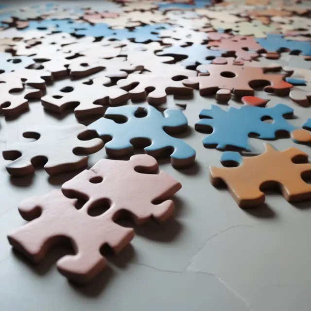 A jigsaw puzzle featuring an Export Trading Company (ETC) symbolically representing the partnership between maintaining brand control and delegating essential functions.