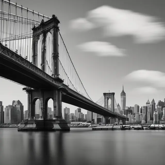 Image: A sturdy bridge symbolizing export trading companies (ETCs) connecting businesses to foreign markets, supported by the pillars of research and due diligence.