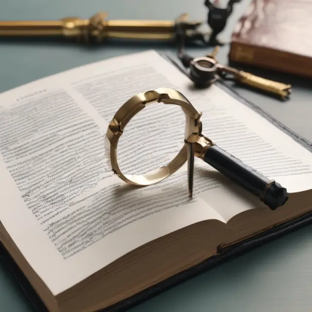 An image of a contract with a magnifying glass examining the open pages of a Magnuson-Moss Warranty Act book