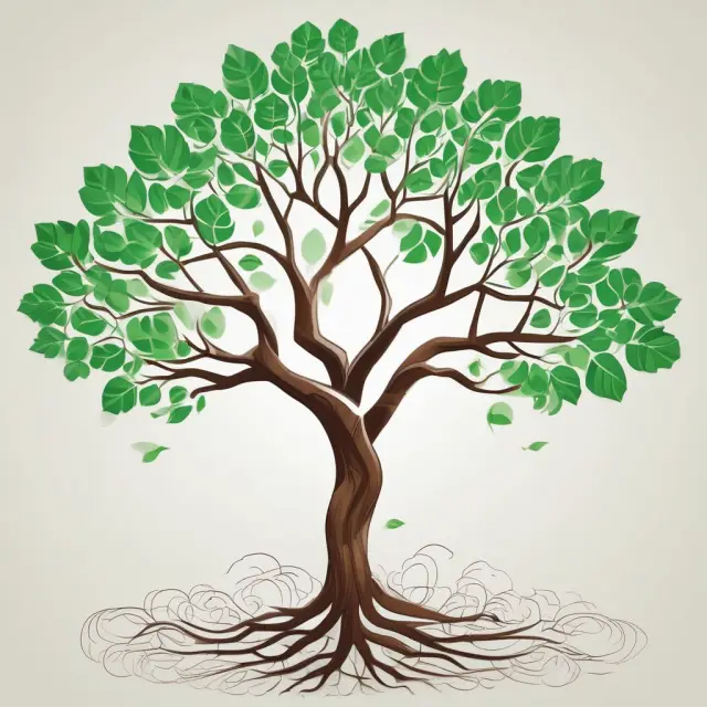 A tree symbolizing a company blooming through Ethical Business Practices and Corporate Social Responsibility