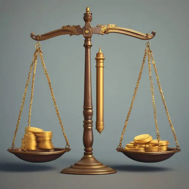 Golden coins symbolize intrinsic value, while hourglasses represent time decay and extrinsic value in options trading. Illustrates the difference between intrinsic value and profit.