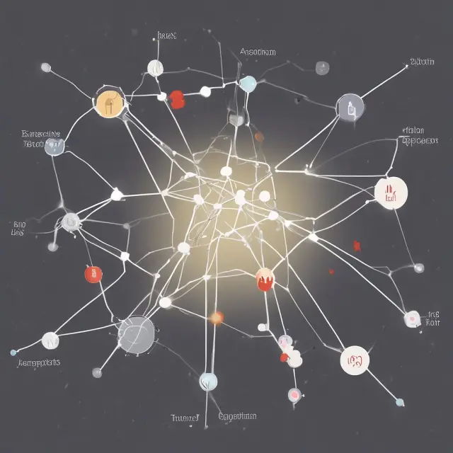 A star-filled night sky with five bright constellations symbolizing the FAANG companies: Meta Platforms Inc. (Meta), Amazon, Apple, Netflix, and Alphabet.