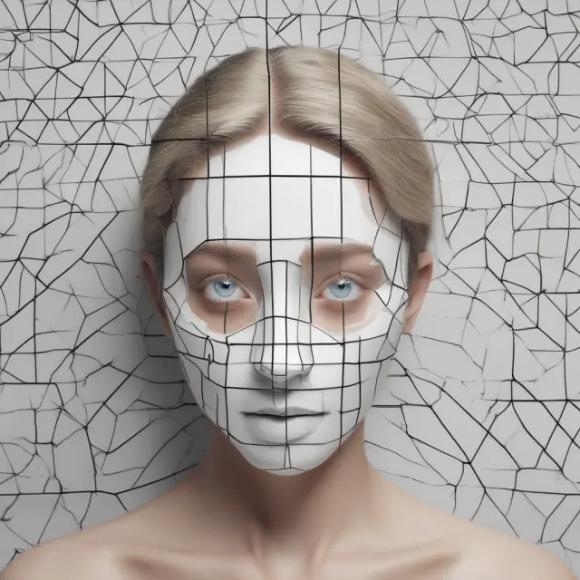 An opaque face value mask covering a bustling financial market landscape, highlighting the limited perspective relying solely on face value provides to investors