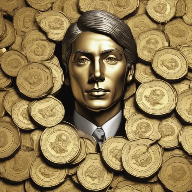 A bond featuring a golden coin inscription labeled 