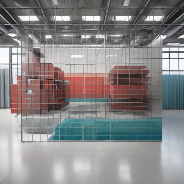 An ornate, balanced scale weighing the pros and cons of business facilities
