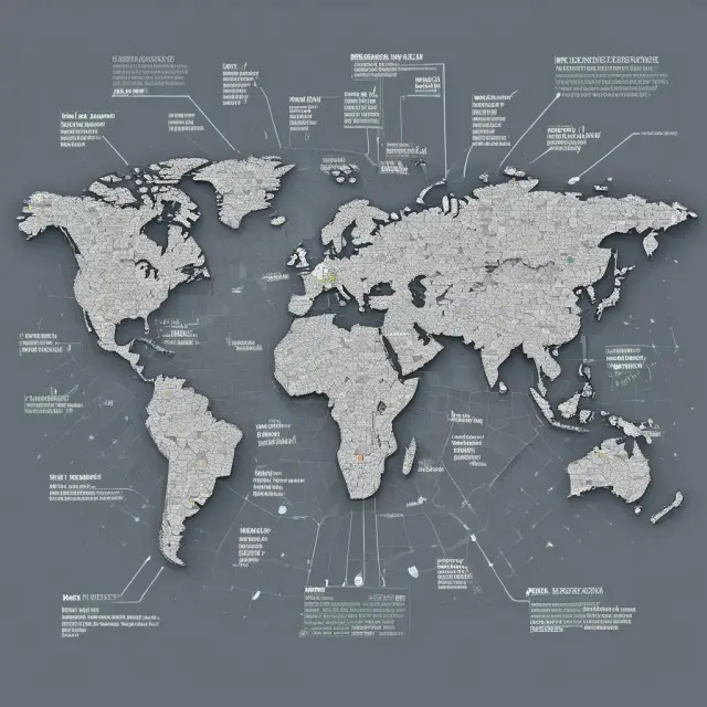 FactSet, symbolized by a compass, navigating through a mosaic of global markets