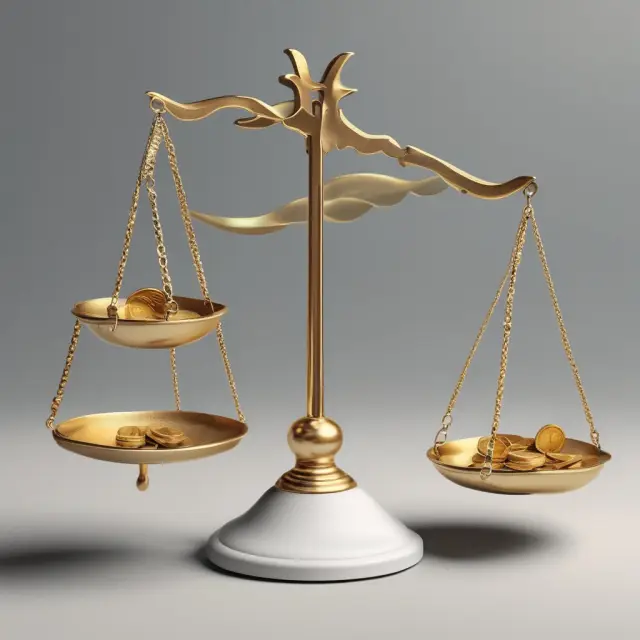Golden scale with insurer and reinsurer adjusting risk balance through facultative reinsurance