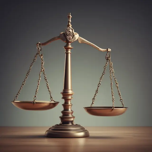 Image: Scales representing financial fairness balanced by gears symbolizing regulations and industry standards for preventing Failure to Deliver