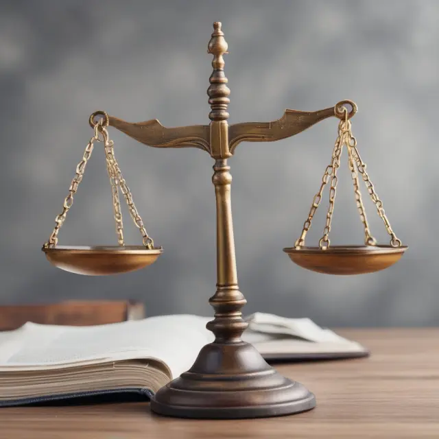 A balanced scale tips toward a shield with an FCRA logo, symbolizing consumer protection and fair credit reporting