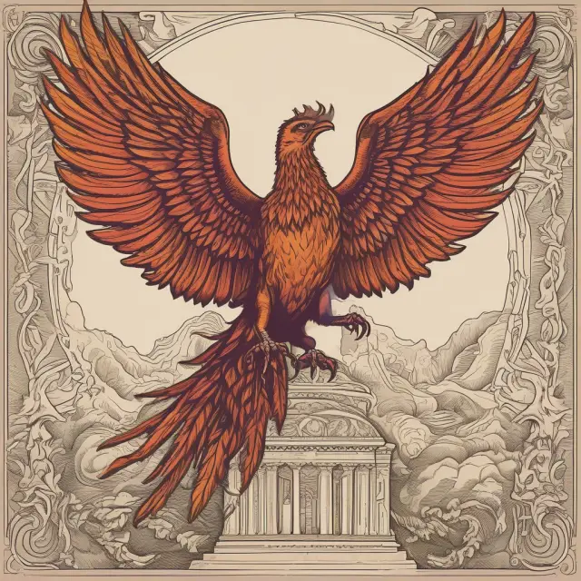 Phoenix rising from a pile of records, emphasizing the significance of maintaining accurate records for Fair Labor Standards Act (FLSA) compliance