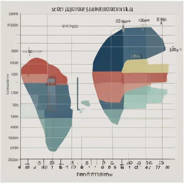 Graph displaying the balance between fair value and market value on two axes, emphasizing their differences in valuing assets.