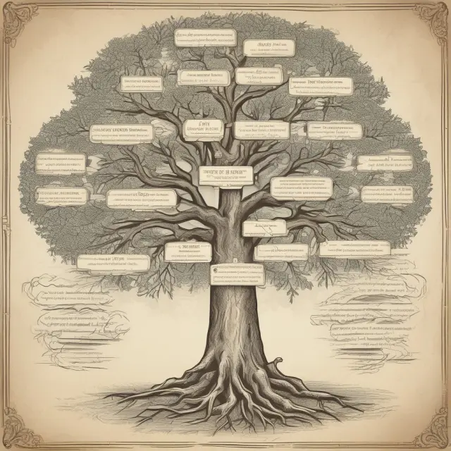 Family tree illustration representing the connection between various Family and Medical Leave Act (FMLA) laws protecting employees.