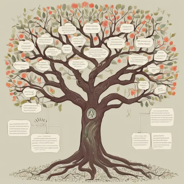 An image depicting a family tree with branches representing different employment laws, including FMLA, ADA, and FFCRA, all contributing to the growth and development of employee support systems.