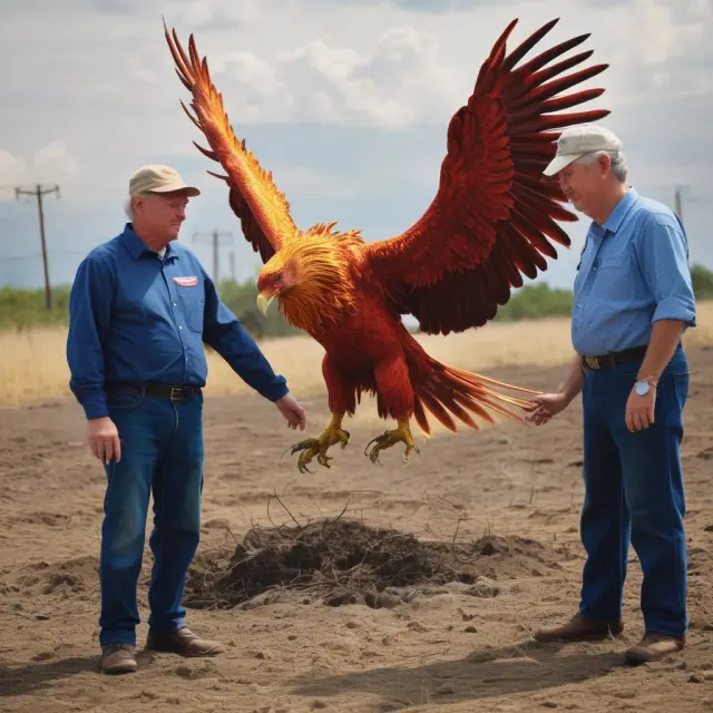 An image of a phoenix rising majestically from the ashes, symbolizing FmHA
