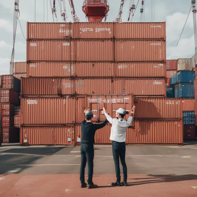 Seller transfers responsibility for goods and shipping costs to buyer by handing container to nominated captain on a ship