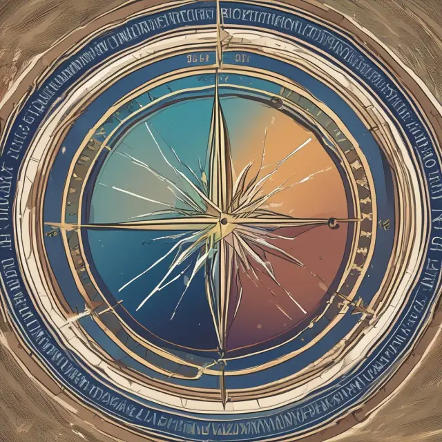 An FCC compass steers through a digital sea, symbolizing the agency