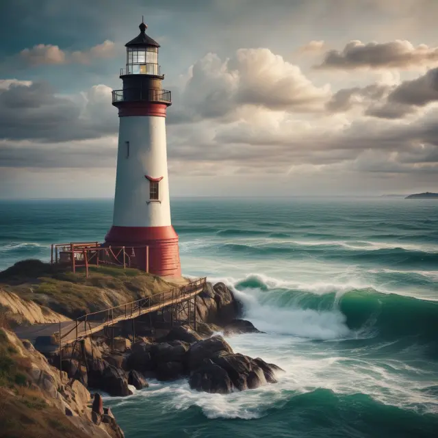 An FCM standing as a modern lighthouse, adapting to the regulatory tides of Dodd-Frank and embracing technological advancements for improved operations