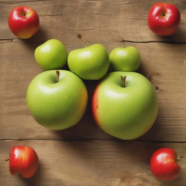 An apple with a bite taken out represents FDI, and a whole apple symbolizes FPI. This image contrasts the active control of FDI and passive investment strategy of FPI.