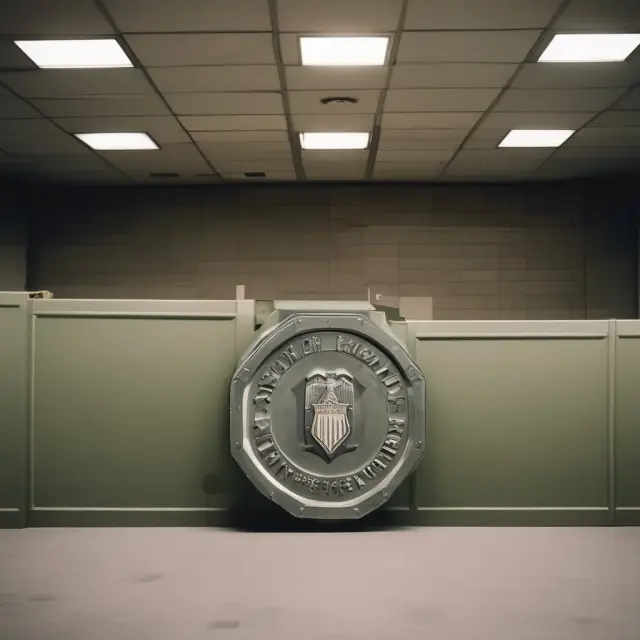 An image of Fort Knox with the FDIC shield as its guardian, representing financial security and insurance protection