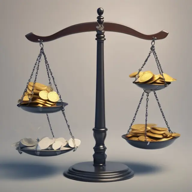 Scales representing fear and greed fluctuating in an ever-changing financial landscape