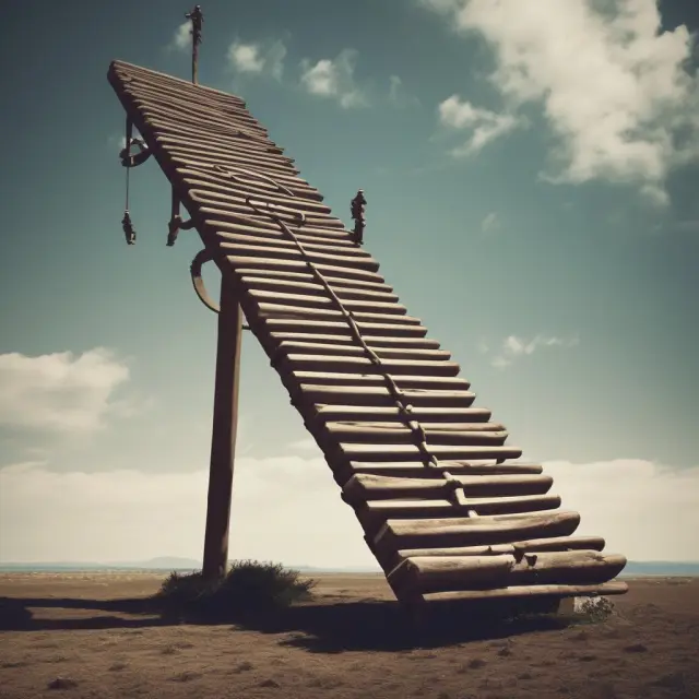 See-saw image depicting fear and greed, illustrating investor emotion balance in trading