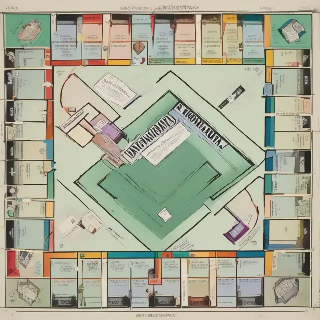 An image of a Monopoly-themed Federal Reserve balance sheet, showcasing the central bank