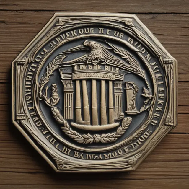 Three federal agencies: FDIC, GNMA, and SBA, symbolized by an umbrella, a weaver, and seeds respectively, promoting financial stability, mortgage securities, and economic growth