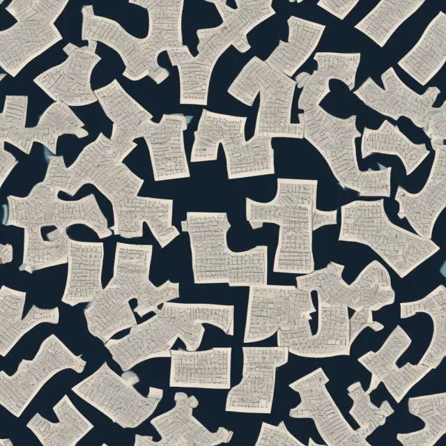 Image of a mosaic with graduation caps and diplomas creating a dollar sign, symbolizing federal student loans for education financing.