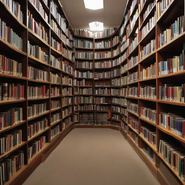 Bookshelf filled with resources about the Federal Housing Administration (FHA) and related topics