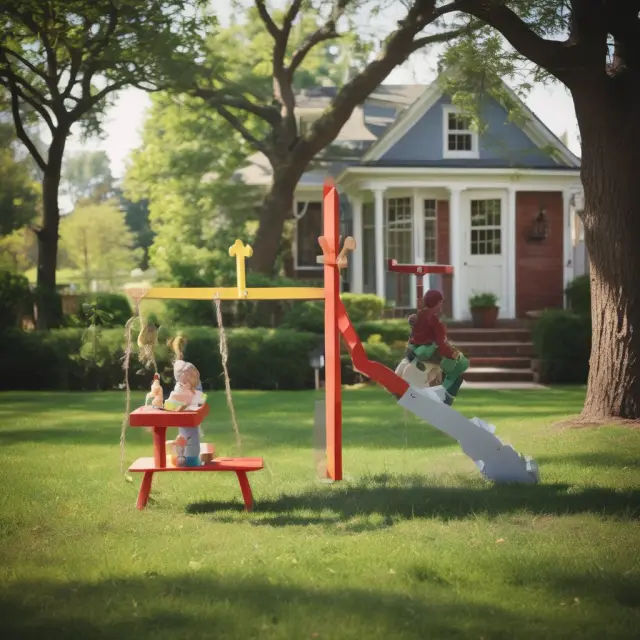 A seesaw with economic growth represented by one end and redlining at the other, illustrating FHA