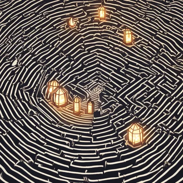 An explorer navigates a complex maze to uncover hidden investment fees
