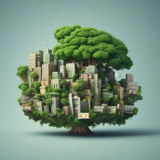 Financial jungle featuring hidden fees among various fee structures: banking, investment, regulatory, and à la carte.