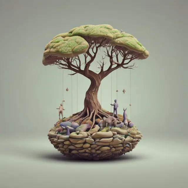 Two interconnected pieces of a jigsaw puzzle represent feeder funds and master funds in the financial world, coming together to create a larger investment picture.