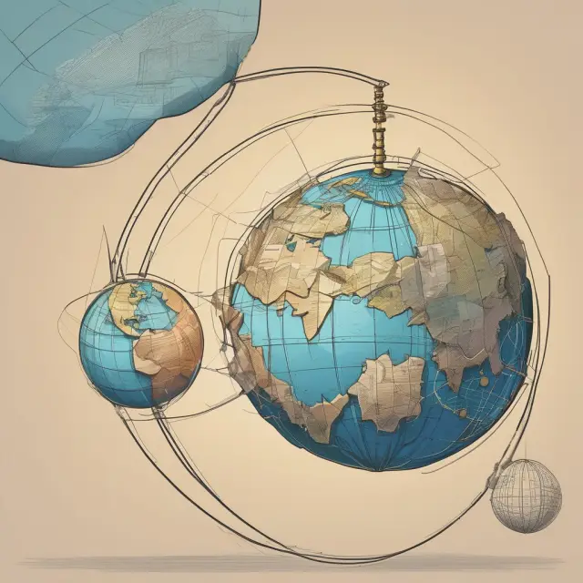 An image of two globes symbolizing an international master fund and a U.S. feeder fund connected by tax treaties or agreements