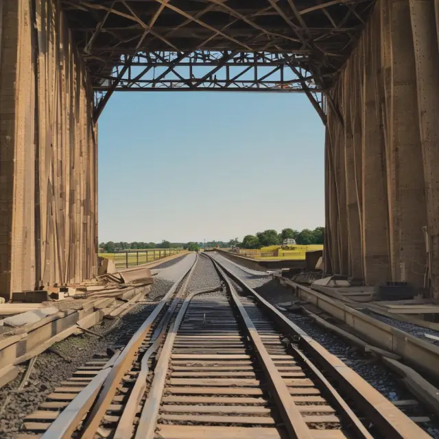 An intricate network of bridges connecting FHLBanks, members, and oversight agencies, symbolizing collaboration and stability in the financial sector