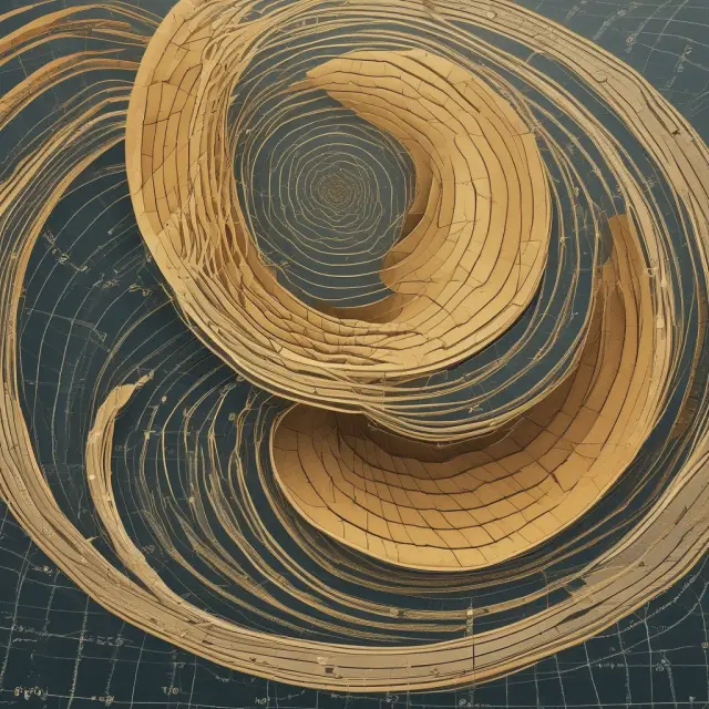A golden spiral adorning a financial chart illustrates Fibonacci extension levels: 23.6%, 38.2%, 50%, 61.8%, 100%, 161.8%, 200%, and 261.8%