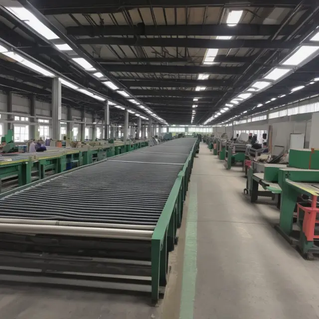 Fixed Income Clearing Corporation (FICC) clearing factory, where government securities and mortgage-backed securities move along conveyor belts, representing the efficient settlement process.
