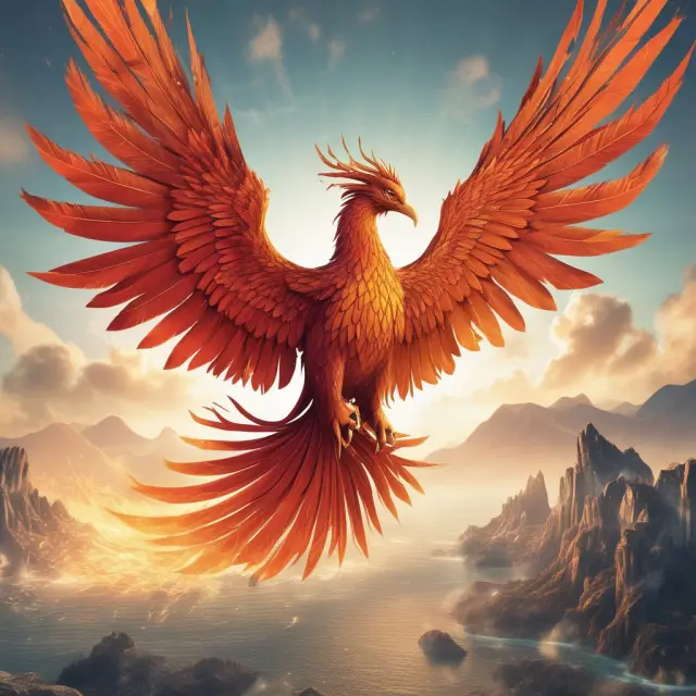 Phoenix rising from a sea of reports with the keywords 