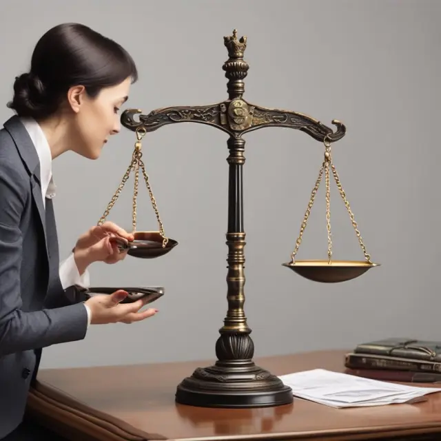 A set of scales with credit cards balanced, watched over by TILA and CARD Act statues