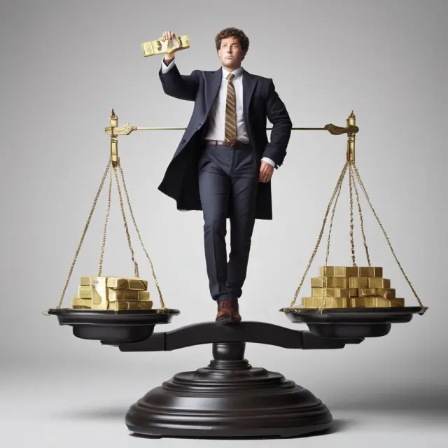 Investor balancing risks through gold and dollars: Minimizing financial exposure to inflation and securing returns