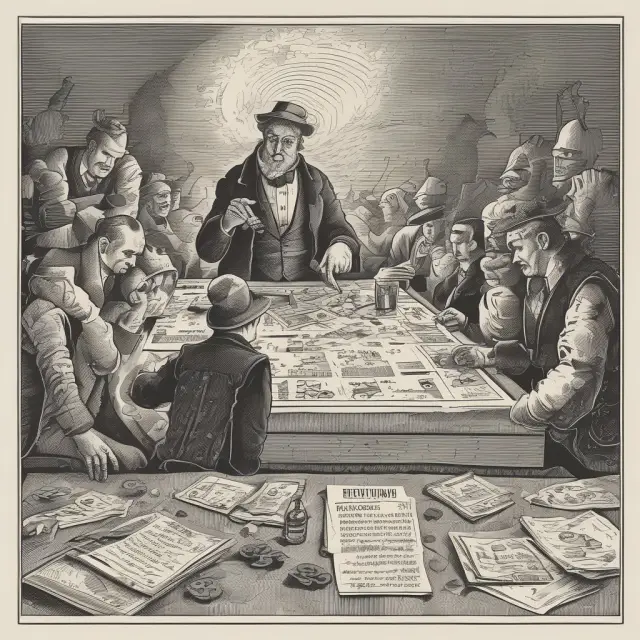 A person playing a dice game represents the investor rolling the dice of financial guarantees, dealing with market instability, counterparties, and hidden fees.