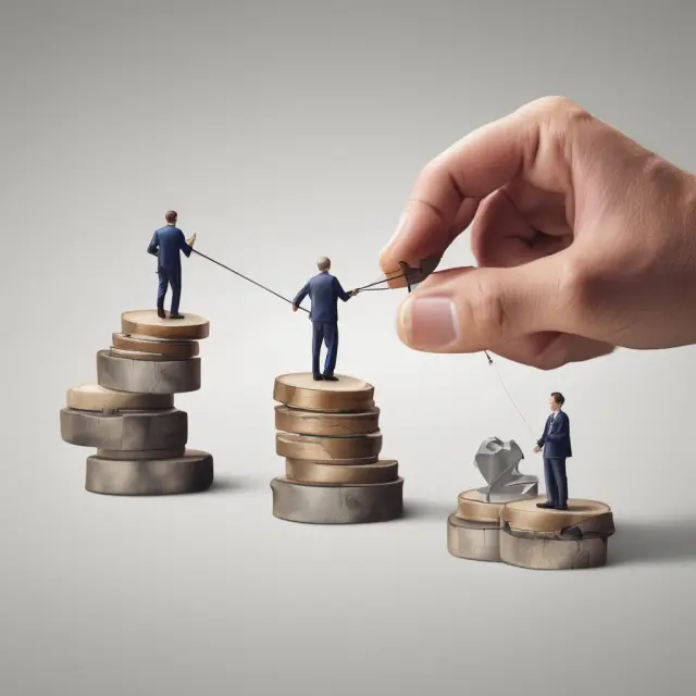 An image of two hands constructing a sturdy bridge between a lender and borrower, symbolizing effective negotiations for financial guarantees.