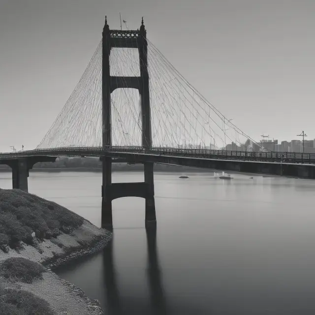 Bridge connecting two islands with counterparties, representing FIX implementation for secure communication
