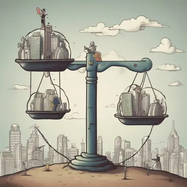 Private equity investors assessing their balance between debt and equity financing, guided by an investment bank