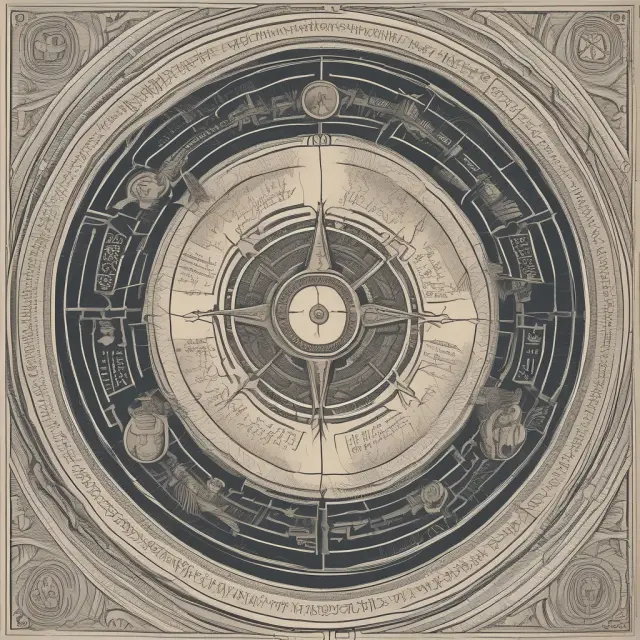 A professional holding a compass leads individuals through a complex maze, illustrating the role of a financial planner in guiding clients towards their financial objectives.