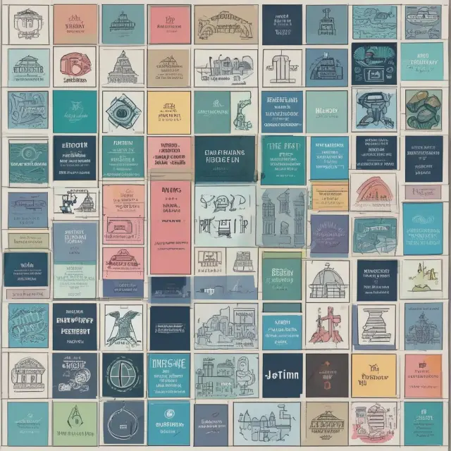 A mosaic depicting financial sectors rotating, stable dividend pillars, and emerging thematic waves