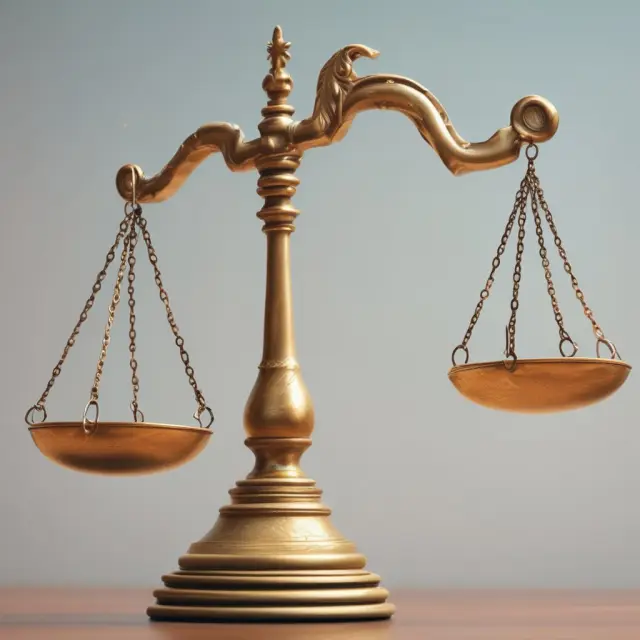 Two scales, one tipping towards a pool of liquid assets (cash, CDs), the other towards an overflowing pitcher symbolizing investment growth. Balance is key.