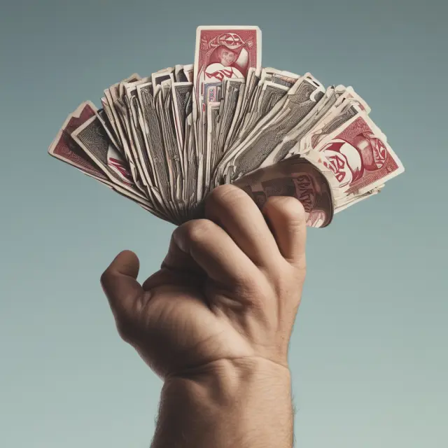 Collector holding baseball cards, illustrating the advantages and disadvantages of illiquid financial assets