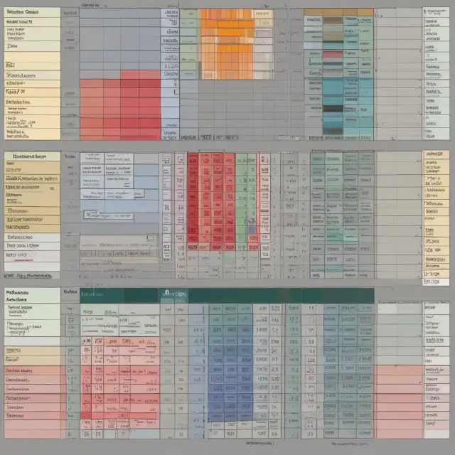 Visual representation of popular financial modeling tools - Excel, Google Sheets, R, and Python