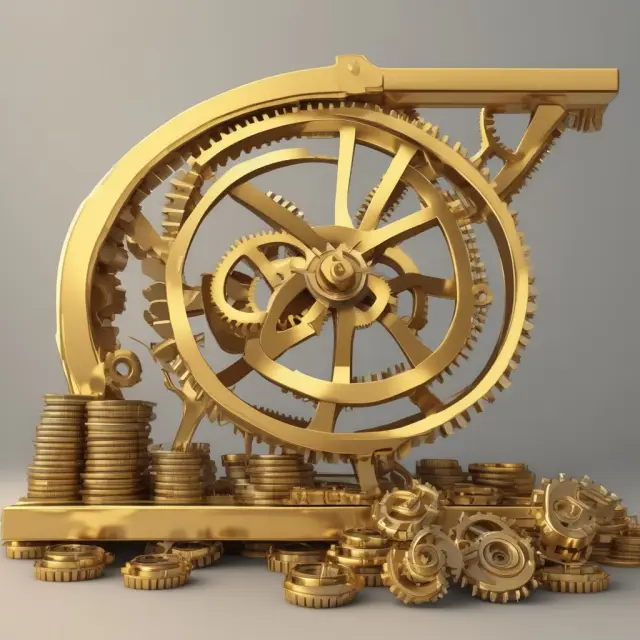 A balance scale with the 